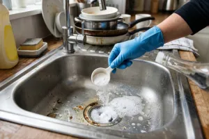 8 Solusi wastafel dapur mampet akibat lemak, dari bahan alami sampai alat khusus