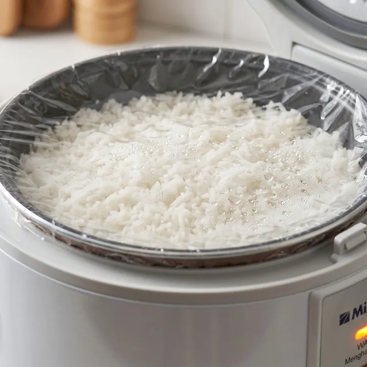 Trik menyimpan nasi sisa di rice cooker agar tidak kering dan enak dimakan besok