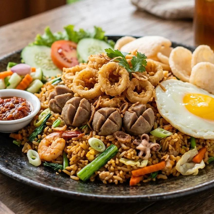 Resep nasi goreng seafood bagi yang nggak mau ribet, lezat dan siap saji kurang dari 10 menit