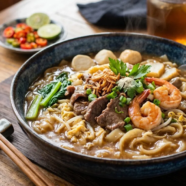 Resep kwetiau siram yang sehat tapi tetap nikmat, siap saji kurang dari 15 menit pakai trik ini