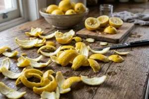 Ternyata cuma butuh kulit lemon sisa! Trik jitu bikin pembersih lemak dapur alami dan hemat