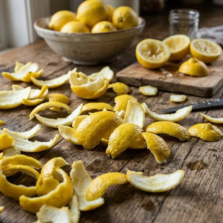 Ternyata cuma butuh kulit lemon sisa! Trik jitu bikin pembersih lemak dapur alami dan hemat