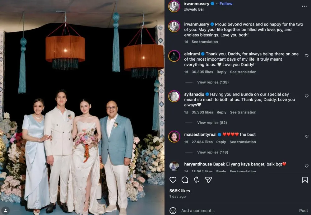 Maia Estianty puji Irwan Mussry © 2026 