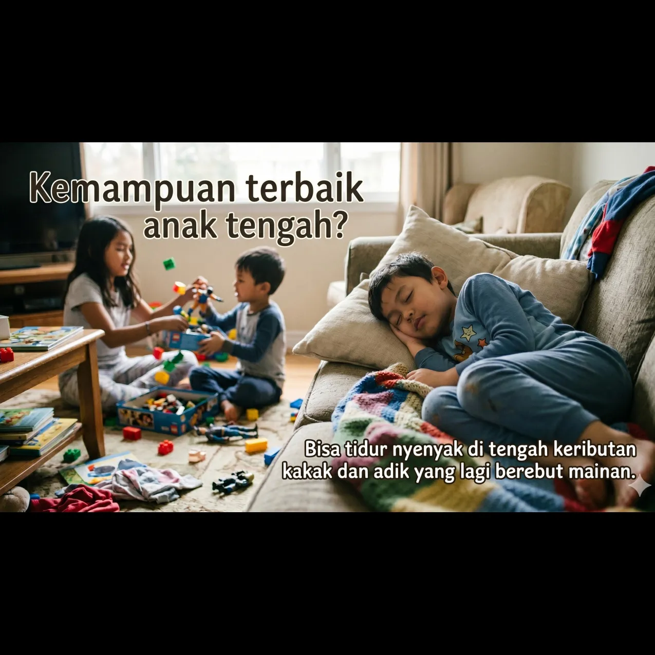 30 Quotes lucu anak tengah, menertawakan nasib sambil merayakan kemandirian