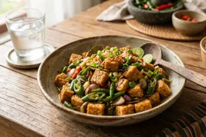 Resep oseng tempe lombok ijo untuk sarapan, murah dan bisa bikin sarapan pagi lebih bersemangat