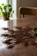 Cara membersihkan furniture kayu secara alami, rahasianya ada pada bubuk kopi bikin mengilap lagi