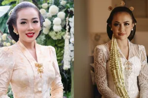 7 Detail penampilan anggun Soimah dan Yosika Ayumi, mertua-menantu yang kompak ayu dalam acara akad