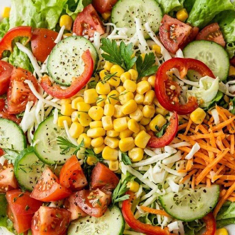Resep salad sayur segar dan sehat, menu simpel untuk diet atau hidangan harian