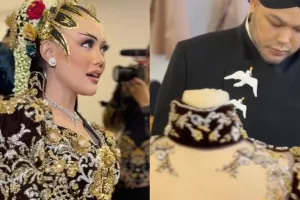 5 Detail busana pernikahan anak dan mantu Soimah karya Ivan Gunawan senilai Rp350 Juta