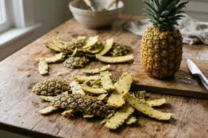 Manfaat rebusan kulit nanas untuk lantai dapur, harum dan anti licin