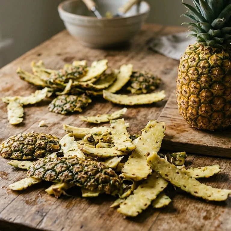 Manfaat rebusan kulit nanas untuk lantai dapur, harum dan anti licin