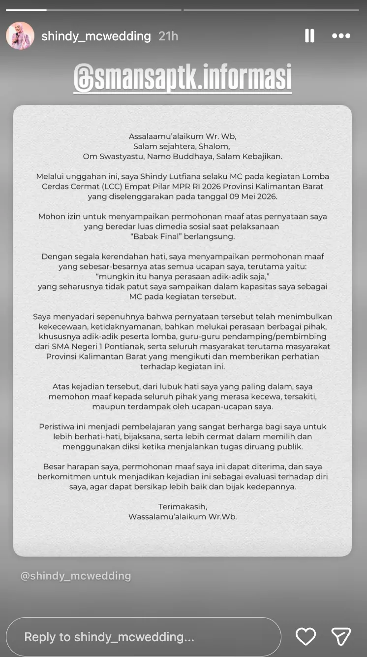 Permohonan Maaf MC LCC © 2026 