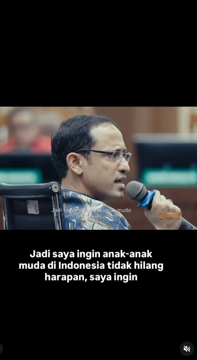 Nadiem Makarim dituntut 18 tahun penjara © 2026 