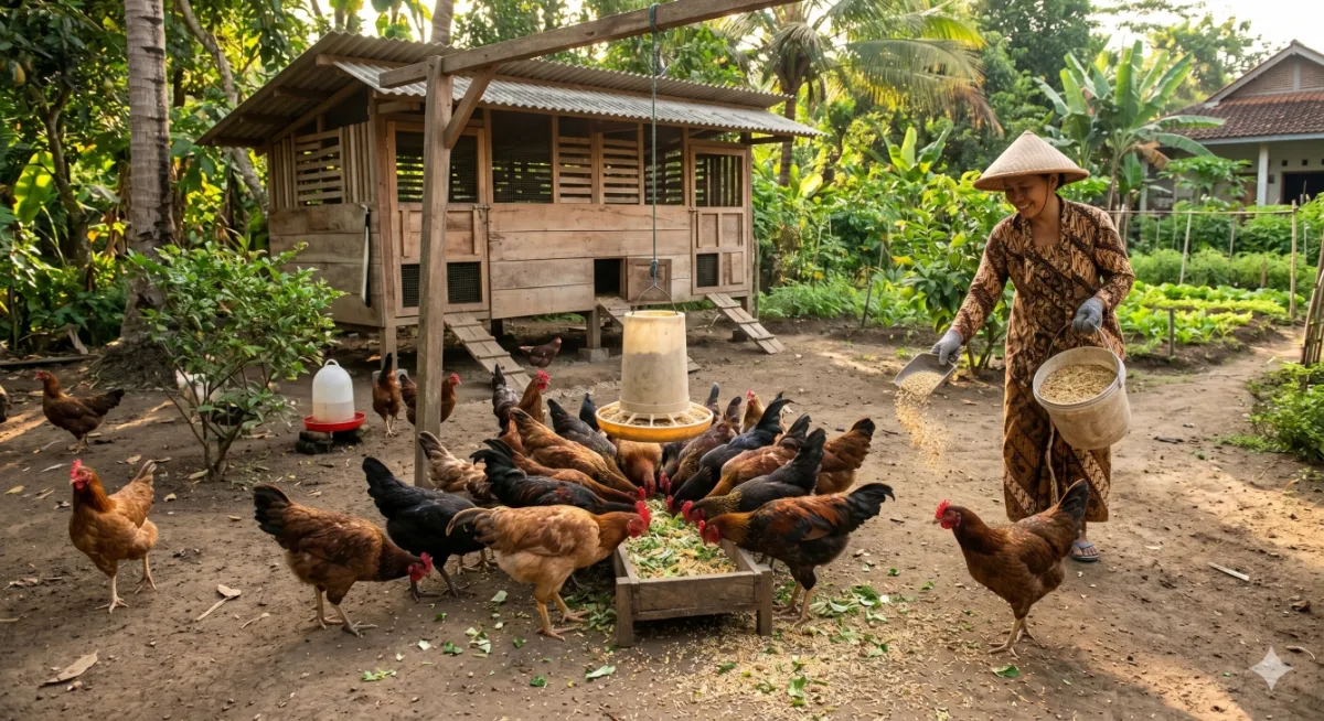 Cara efektif menggemukkan ayam kampung dalam 1 bulan: Pakan, perawatan, dan tips hariannya