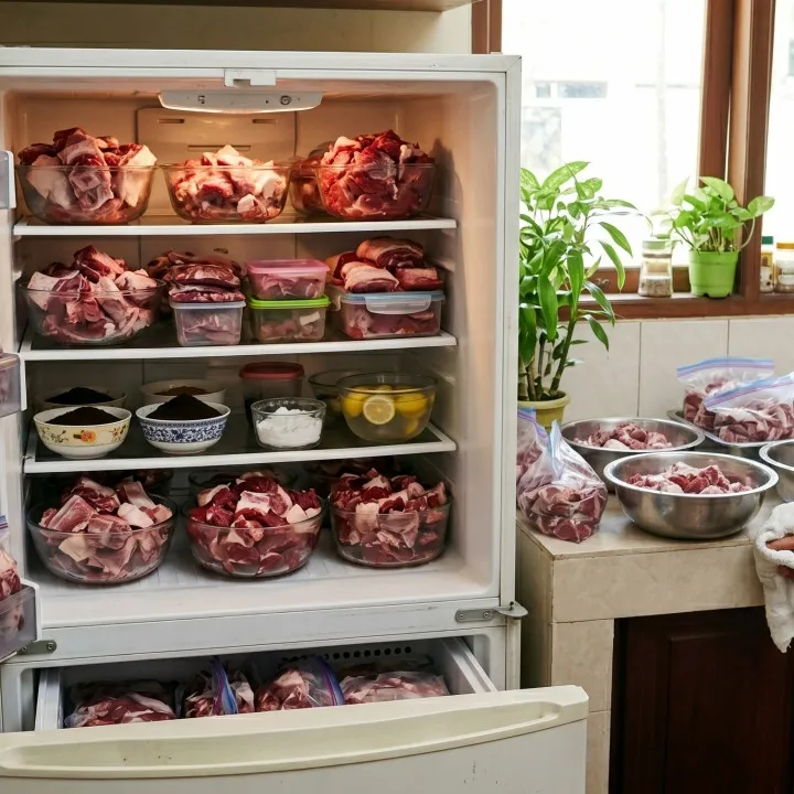 Kulkas bau daging kurban? Trik simpan dan hilangkan bau anyir pakai bahan yang sudah ada di dapur