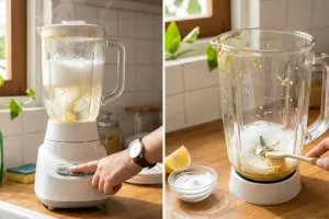 Cara membersihkan blender berminyak bekas bumbu gulai tanpa harus bongkar mesin
