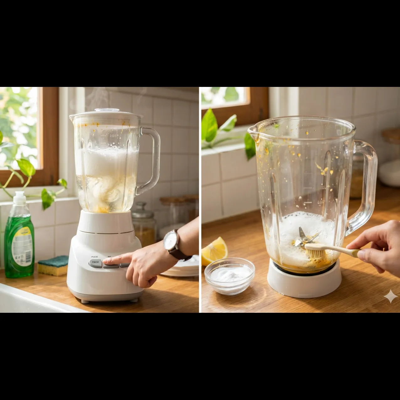 Cara membersihkan blender berminyak bekas bumbu gulai tanpa harus bongkar mesin