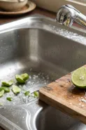 Cara menghilangkan bau anyir di wastafel setelah cuci daging dengan garam dan jeruk nipis