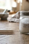 Cara mengatasi garam menggumpal di toples pakai tusuk gigi agar tetap kering
