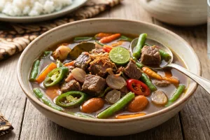 Trik masak asem-asem daging sapi sayuran, menu berkuah segar penambah nafsu makan
