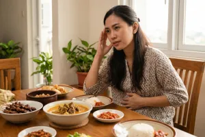 Mual dan enek setelah makan opor dan sate Idul Adha? Ternyata ini penyebabnya