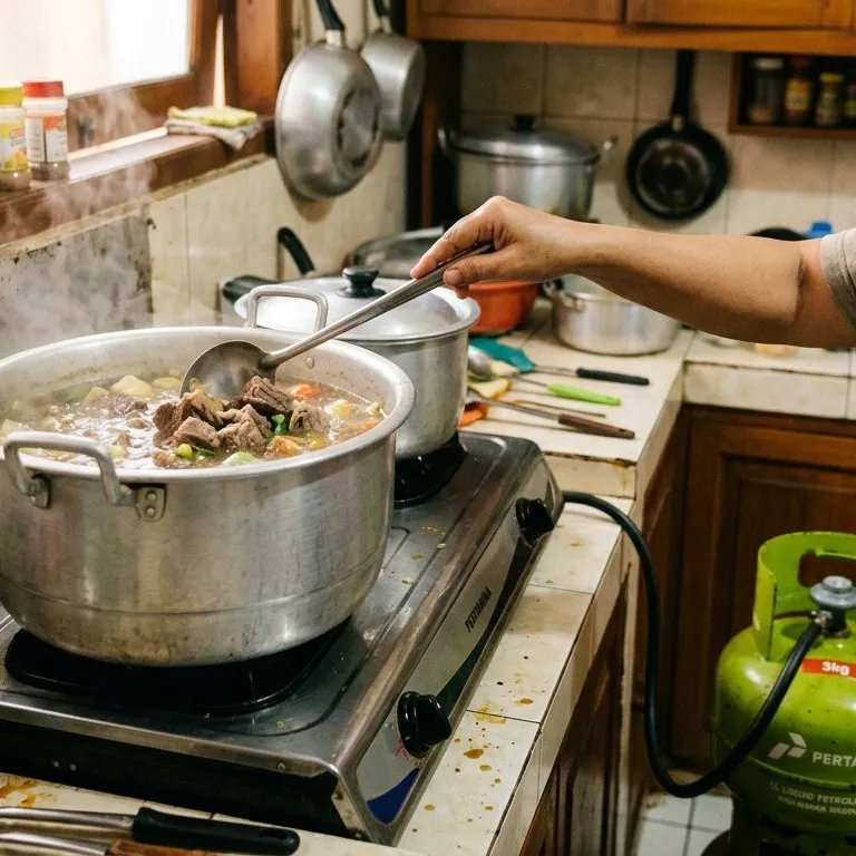 Gas cepat habis saat masak daging? Coba trik hemat ini biar tetap empuk
