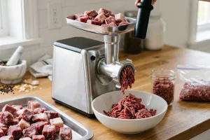 Cara membuat daging giling sendiri di rumah yang empuk, bersih, dan tahan berbulan-bulan