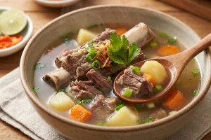 Cara bikin sop daging sapi empuk dan gurih tanpa panci presto, bisa langsung dicoba hari ini