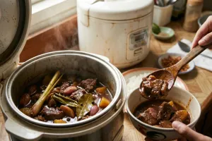 Cara membuat semur daging di magic com, mudah dan tetap lezat