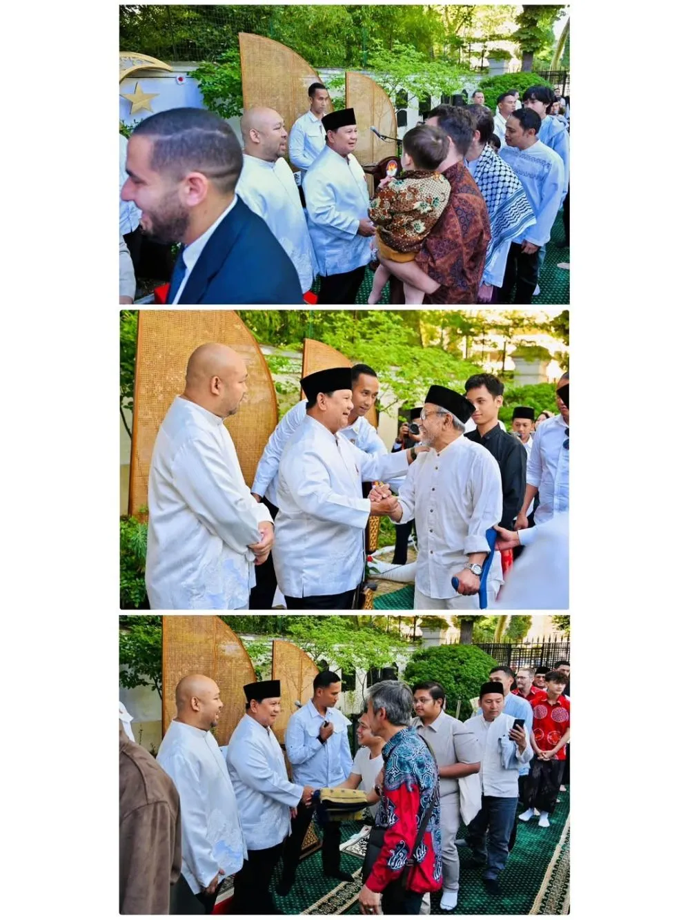 Prabowo Subianto Salat Idul Adha Paris © 2026 