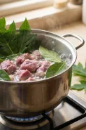 Daging kambing alot dan bau? Coba rebus pakai 2 daun ini, hasilnya mengejutkan