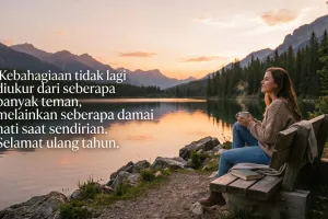 50 Ucapan ulang tahun untuk diri sendiri yang dewasa dan menenangkan jiwa