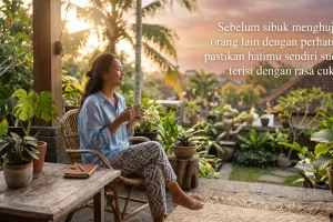 50 Kata-kata pengingat diri untuk kamu yang terlalu bucin sampai lupa mencintai diri sendiri