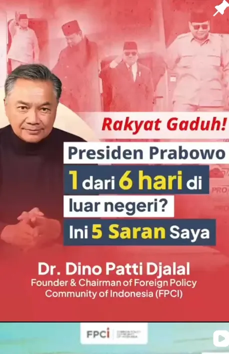 Teddy Indra Wijaya respons kritik Dino Patti Djalal © 2026 