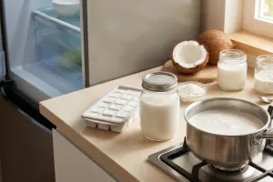 Cara menyimpan santan sisa masakan agar tidak cepat basi, bisa jadi stok di dapur