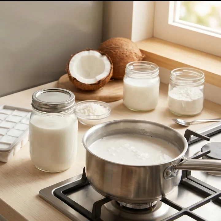 Cara menyimpan santan sisa masakan agar tidak cepat basi, bisa jadi stok di dapur