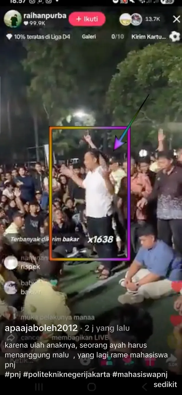 ayah mahasiswa PNJ bersujud minta maaf © 2026 brilio.net