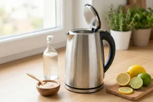Cara menghilangkan kerak putih di teko listrik dengan bahan dapur
