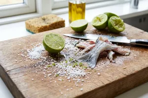 5 Trik menghilangkan bau amis talenan setelah potong ikan, ampuh cuma pakai bahan dapur