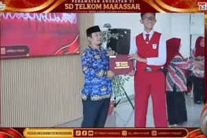 Siswa SD di Makassar viral saat wisuda, tinggi 177 cm hingga disangka anak SMA