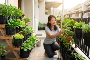 Tidak perlu lahan luas! 8 Model kebun sayur polybag murah untuk ibu rumah tangga modern