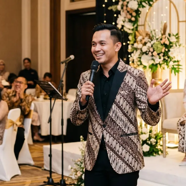 50 Pantun pernikahan lucu untuk MC dan sambutan pengantin