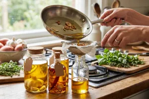 4 Cara memanfaatkan minyak bekas goreng bawang jadi minyak aromatik untuk masak