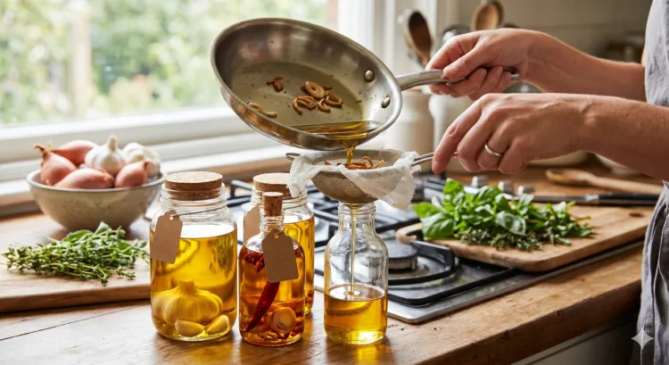 4 Cara memanfaatkan minyak bekas goreng bawang jadi minyak aromatik untuk masak