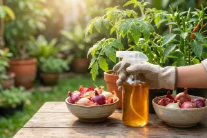 Cara mengusir kutu daun dengan kulit bawang, sampah dapur yang ternyata ampuh