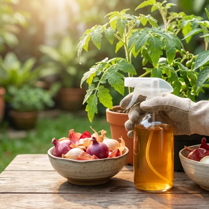 Cara mengusir kutu daun dengan kulit bawang, sampah dapur yang ternyata ampuh