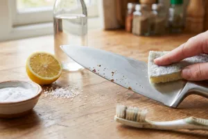 Bintik karat di pisau stainless bisa hilang, ini 5 cara membersihkan yang efektif