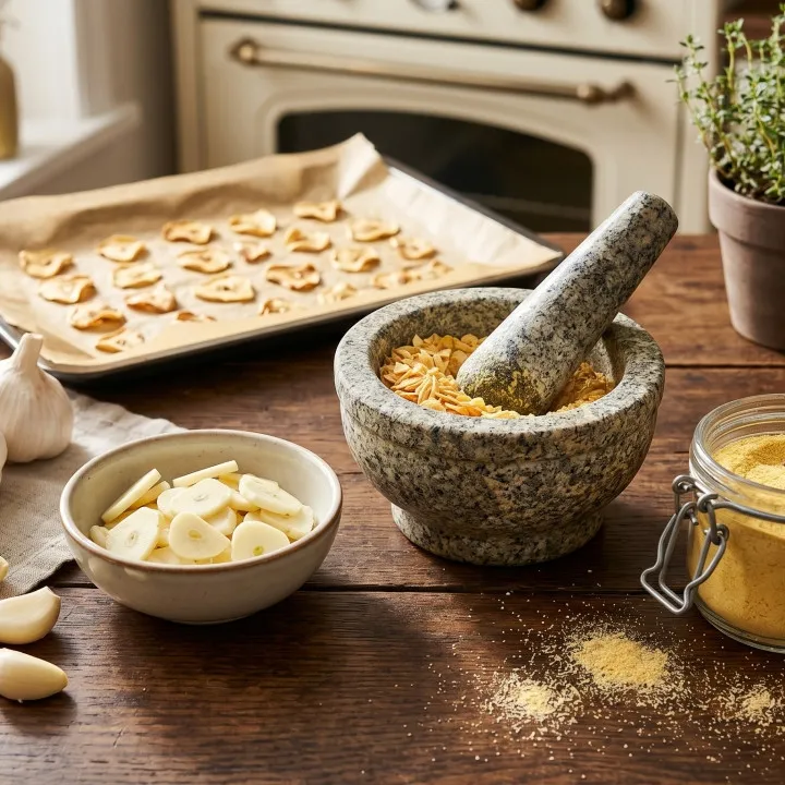 Bawang putih bubuk homemade: Cara mudah mengawetkan bawang putih agar tidak cepat bertunas