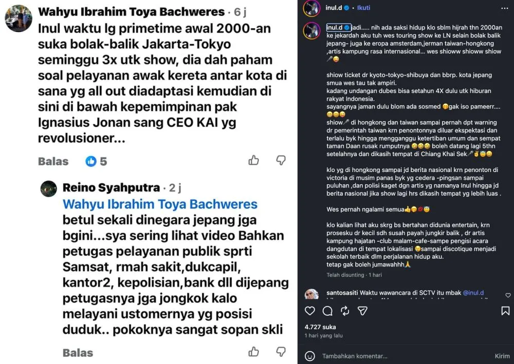Inul Daratista klarifikasi gila hormat © 2026