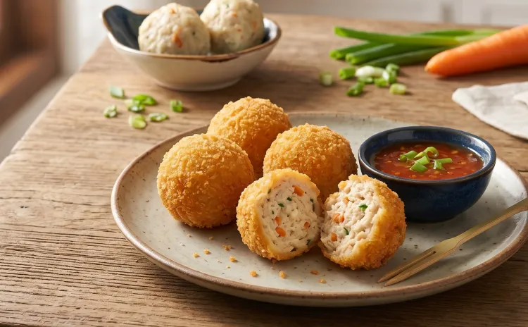 Mau bikin lauk yang bisa jadi camilan? Yuk cobain resep bola-bola ayam tahu yang lezat ini